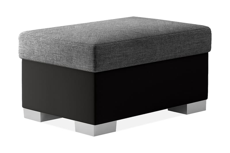 Arabejo Fotpall 55x85 cm - Grå/Svart - Möbler - Stolar & fåtöljer - Pall & puff - Fotpall