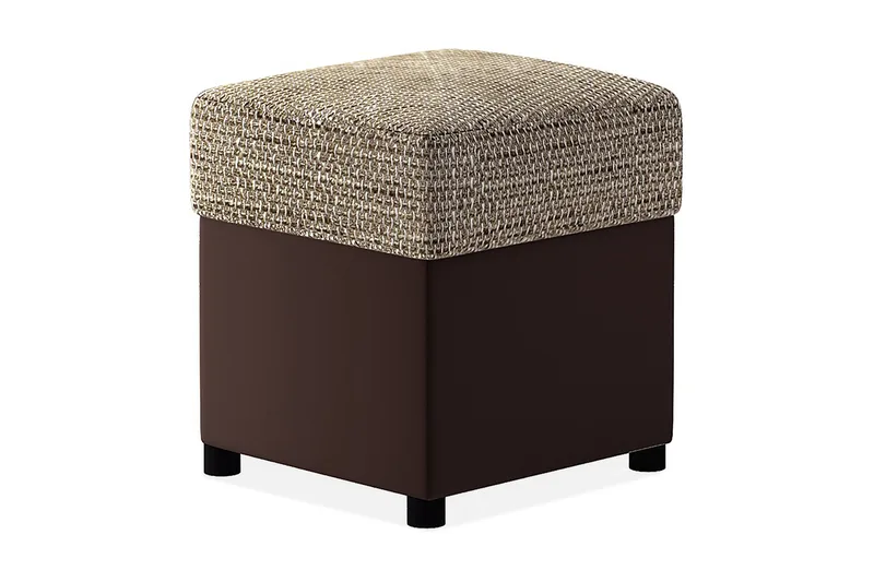 Arabejo Fotpall, Beige/Brun