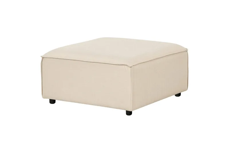 Fotpall Ardal Beige/svart - Beige/svart - Möbler - Stolar & fåtöljer - Pall & puff - Fotpall