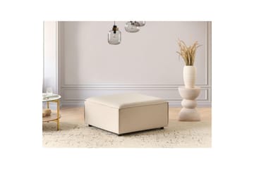 Fotpall Ardal Beige/svart - Beige/svart - Möbler - Stolar & fåtöljer - Pall & puff - Fotpall