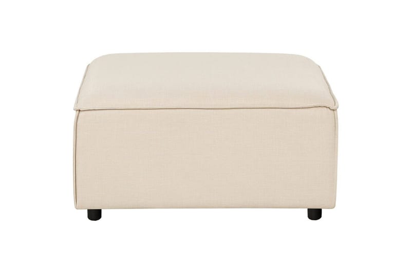 Fotpall Ardal Beige/svart - Beige/svart - Möbler - Stolar & fåtöljer - Pall & puff - Fotpall