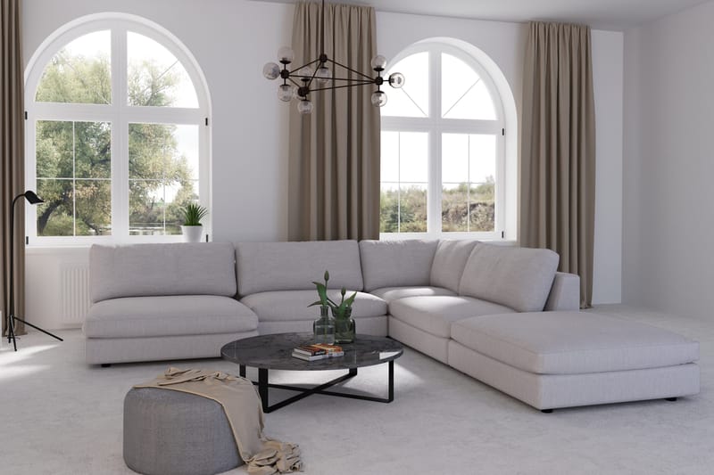 Arken Fotpall - Linnegrå - Möbler - Stolar & fåtöljer - Pall & puff - Fotpall