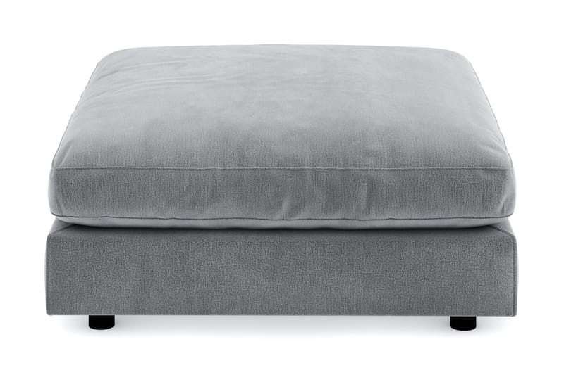 Arken Fotpall Sammet - Ljusgrå - Möbler - Stolar & fåtöljer - Pall & puff - Fotpall