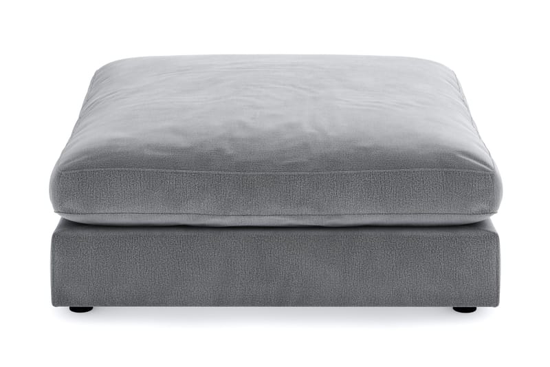 Arken Fotpall Sammet - Ljusgrå - Möbler - Stolar & fåtöljer - Pall & puff - Fotpall