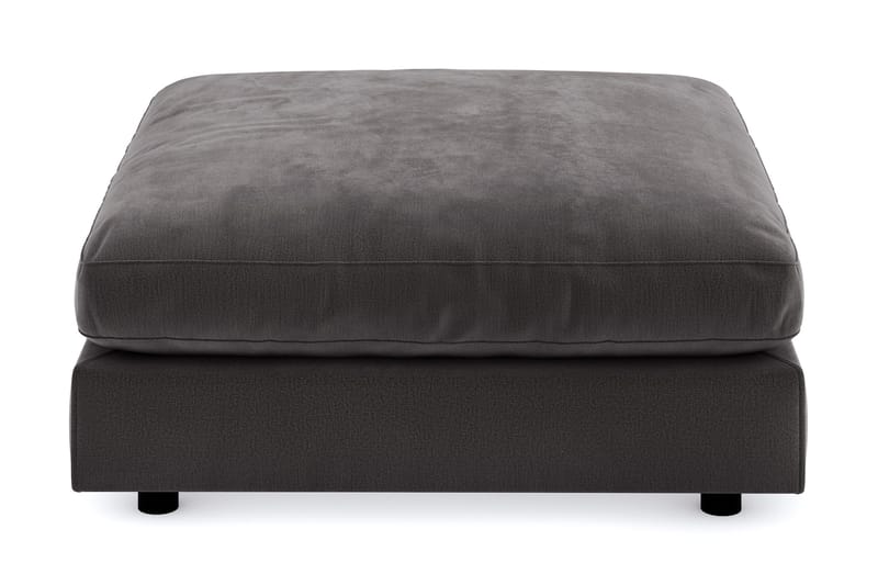Arken Fotpall Sammet - Mörkgrå - Möbler - Stolar & fåtöljer - Pall & puff - Fotpall