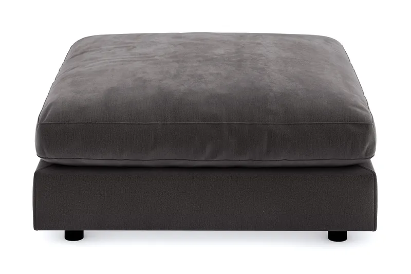 Arken Fotpall Sammet - Mörkgrå - Möbler - Stolar & fåtöljer - Pall & puff - Fotpall