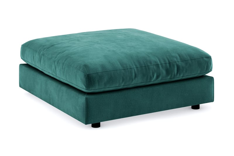 Arken Fotpall Sammet - Mörkgrön - Möbler - Stolar & fåtöljer - Pall & puff - Fotpall