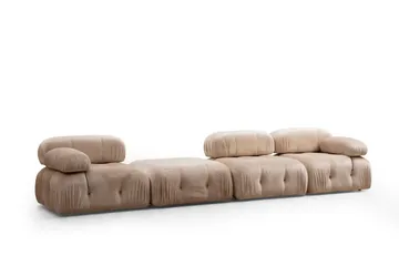 Belgin Fotpallsmodul 95 cm Med Hake - Beige - Möbler - Stolar & fåtöljer - Pall & puff - Fotpall