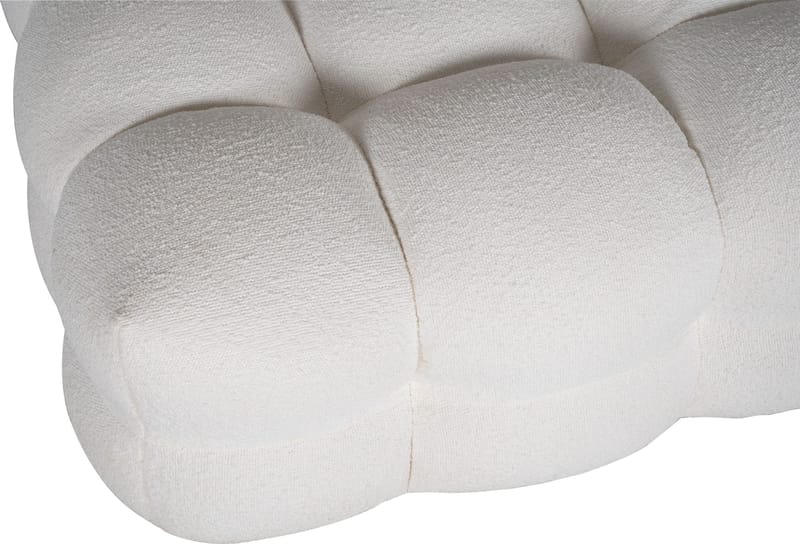 Fotpall Bill Bullig i Bouclé - Beige - Möbler - Stolar & fåtöljer - Pall & puff - Fotpall