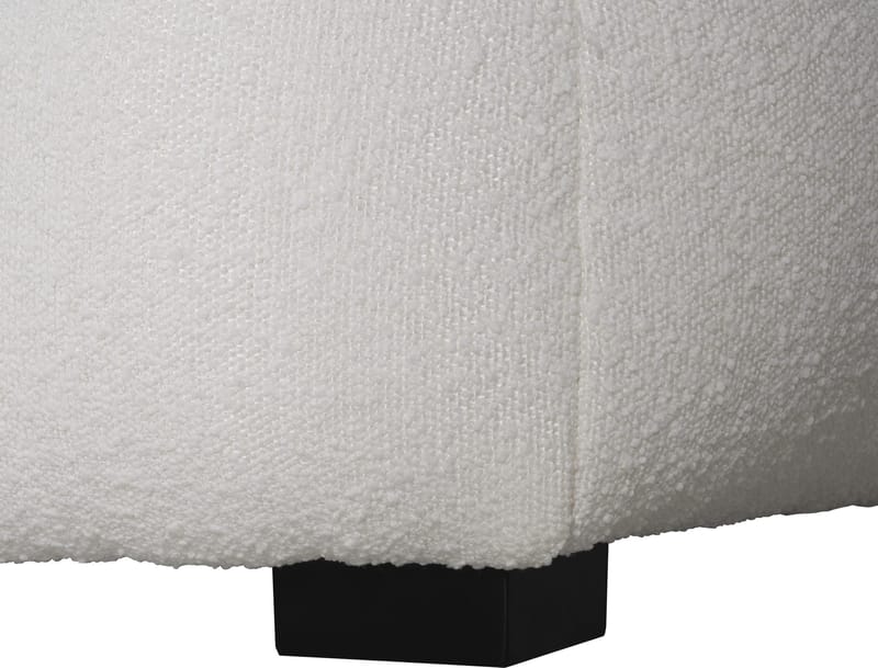 Fotpall Bill Bullig i Bouclé - Beige - Möbler - Stolar & fåtöljer - Pall & puff - Fotpall