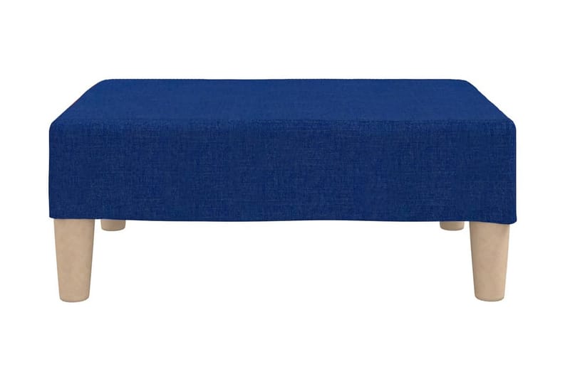 Fotpall blå 78x56x32 cm tyg - Blå - Möbler - Stolar & fåtöljer - Pall & puff - Fotpall