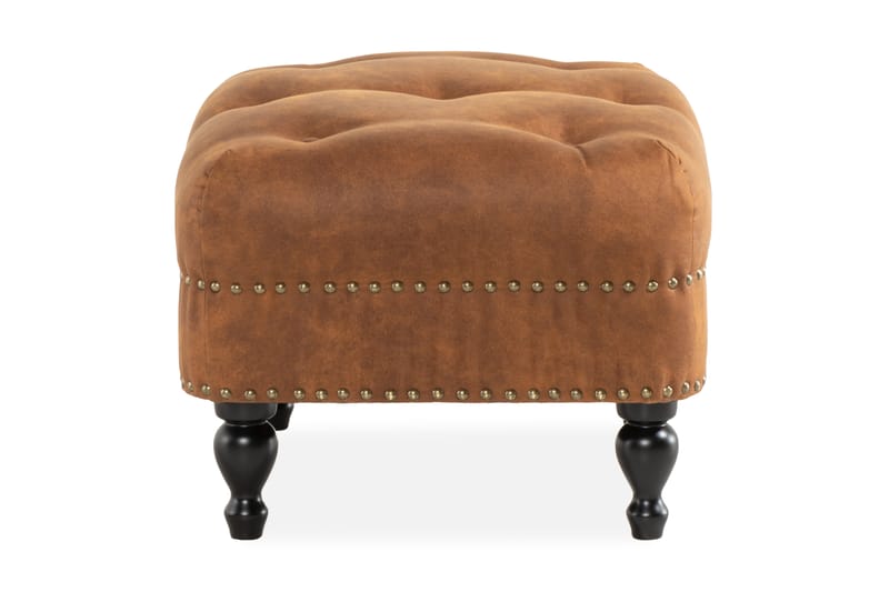 Castelano Fotpall - Beige - Chesterfield fotpall - Fotpall