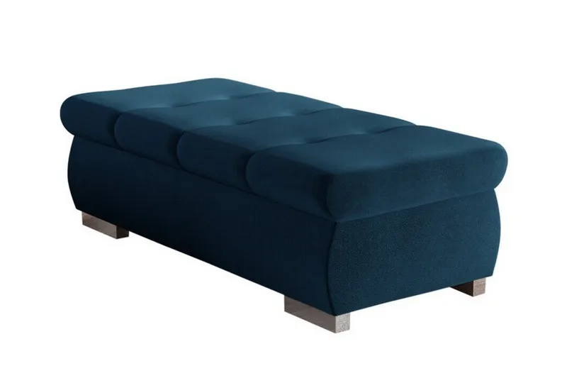 Cerys Fotpall 60 cm, Blå