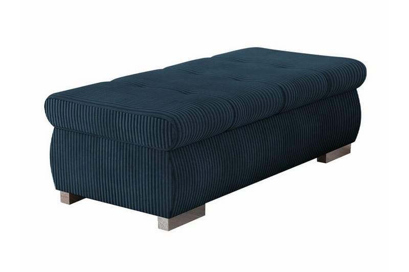Cerys Fotpall 60 cm - Blå - Möbler - Stolar & fåtöljer - Pall & puff - Fotpall
