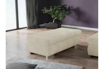 Cerys Fotpall 60 cm - Cream - Möbler - Stolar & fåtöljer - Pall & puff - Fotpall
