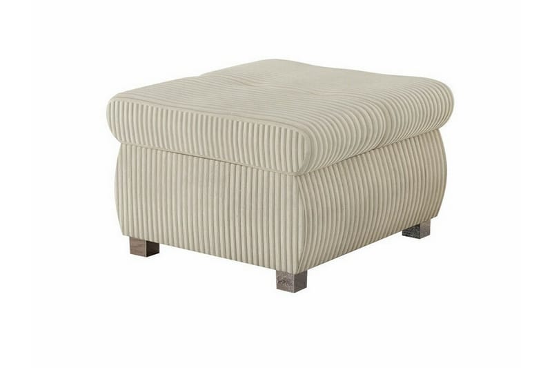 Cerys Fotpall 60 cm - Cream - Möbler - Stolar & fåtöljer - Pall & puff - Fotpall