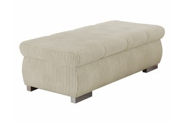 Cerys Fotpall 60 cm - Cream - Möbler - Stolar & fåtöljer - Pall & puff - Fotpall