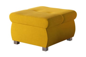 Cerys Fotpall 60 cm - Gul - Möbler - Stolar & fåtöljer - Pall & puff - Fotpall