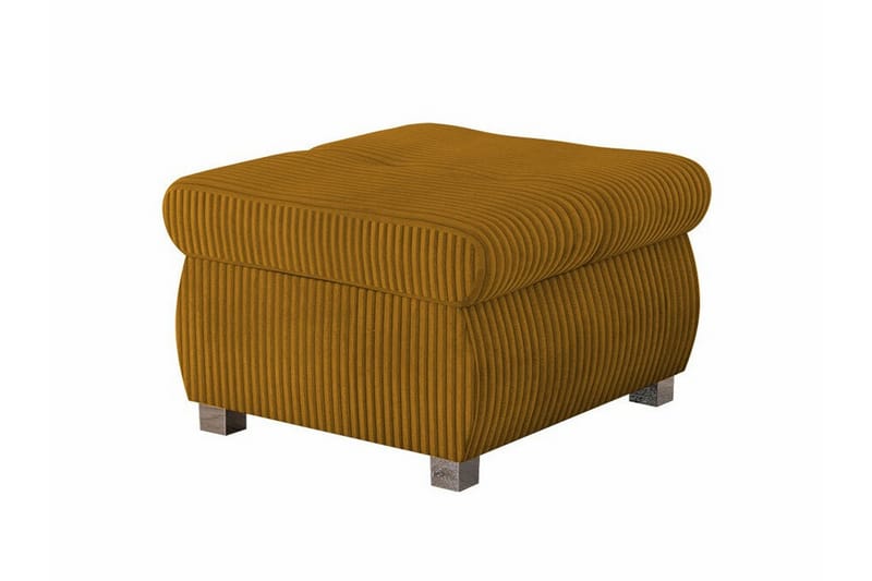 Cerys Fotpall 60 cm - Gul - Möbler - Stolar & fåtöljer - Pall & puff - Fotpall