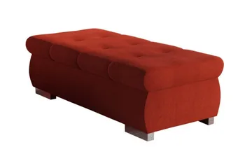 Cerys Fotpall 60 cm - Röd - Möbler - Stolar & fåtöljer - Pall & puff - Fotpall