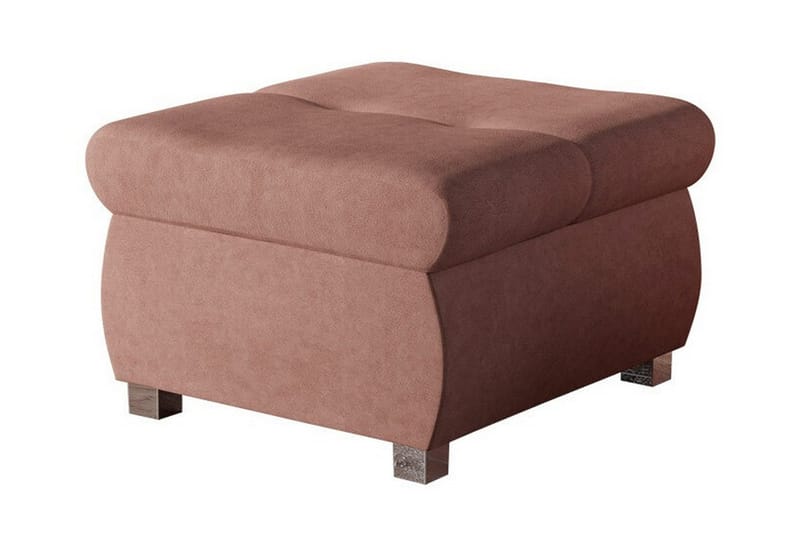 Cerys Fotpall 60 cm, Rosa