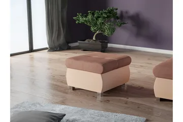 Cerys Fotpall 60 cm - Rosa - Möbler - Stolar & fåtöljer - Pall & puff - Fotpall