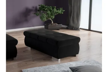 Cerys Fotpall 60 cm - Svart - Möbler - Stolar & fåtöljer - Pall & puff - Fotpall