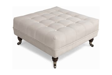 Chesterfield Deluxe Fotpall Fyrkantig 70 cm