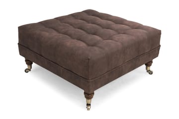 Chesterfield Deluxe Fotpall Fyrkantig 70 cm