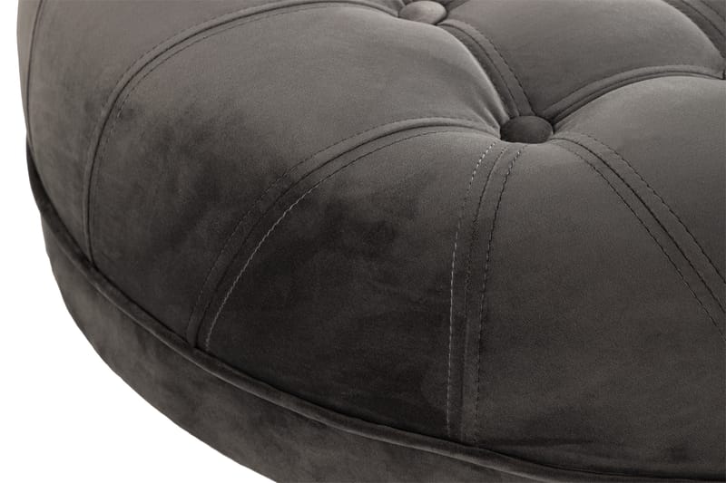 Chesterfield Deluxe Fotpall - Grå - Chesterfield fotpall - Fotpall