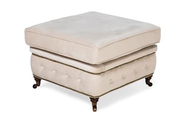 Chesterfield Deluxe Fotpall Sammet