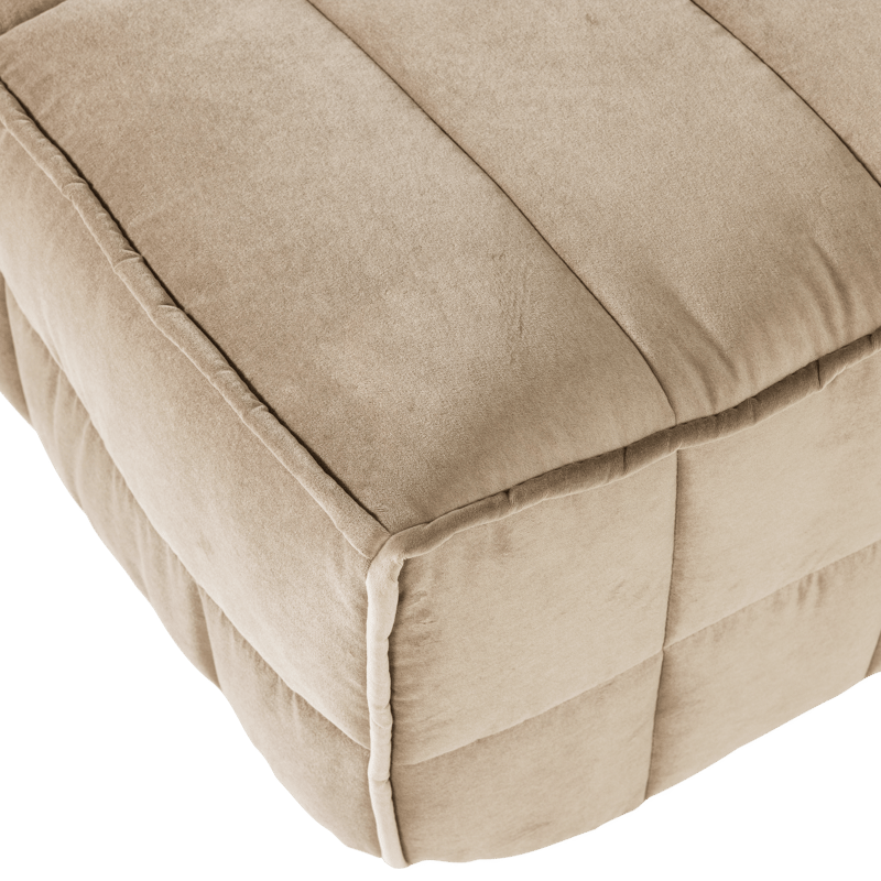 Fotpall Cluster 104 cm - Beige - Möbler - Stolar & fåtöljer - Pall & puff - Fotpall