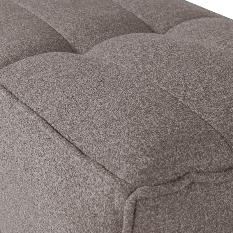 Fotpall Cluster 104 cm - Mellanbrun - Möbler - Stolar & fåtöljer - Pall & puff - Fotpall