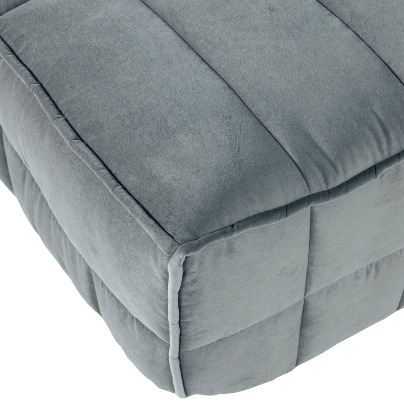 Fotpall Cluster 104 cm - Turkosblå - Möbler - Stolar & fåtöljer - Pall & puff - Fotpall