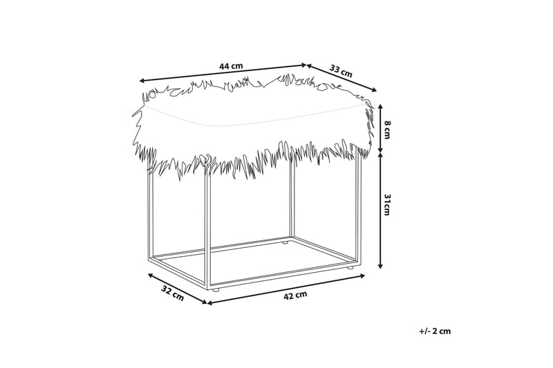 Colonsay Fotpall - Vit - Möbler - Stolar & fåtöljer - Pall & puff - Fotpall