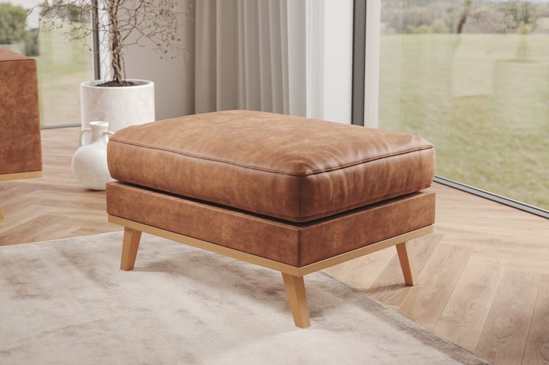 Copenhagen Fotpall - Brun - Möbler - Stolar & fåtöljer - Pall & puff - Fotpall