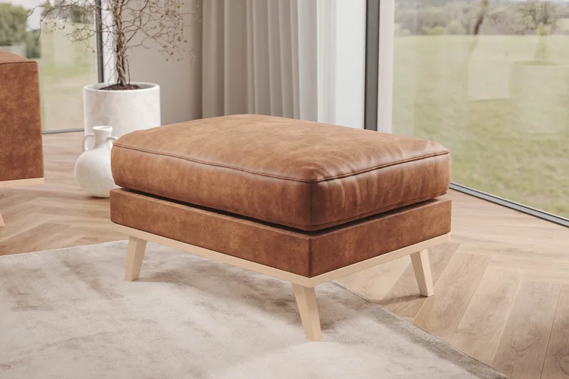 Copenhagen Fotpall - Brun - Möbler - Stolar & fåtöljer - Pall & puff - Fotpall