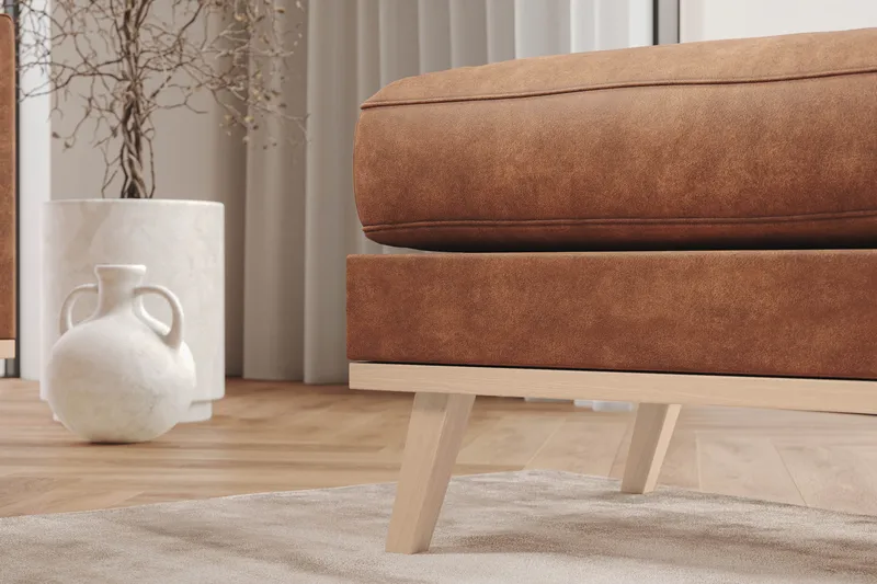 Copenhagen Fotpall - Brun - Möbler - Stolar & fåtöljer - Pall & puff - Fotpall