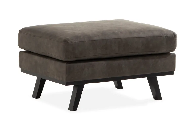 Copenhagen Fotpall Konstläder - Mörkgrå - Möbler - Stolar & fåtöljer - Pall & puff - Fotpall