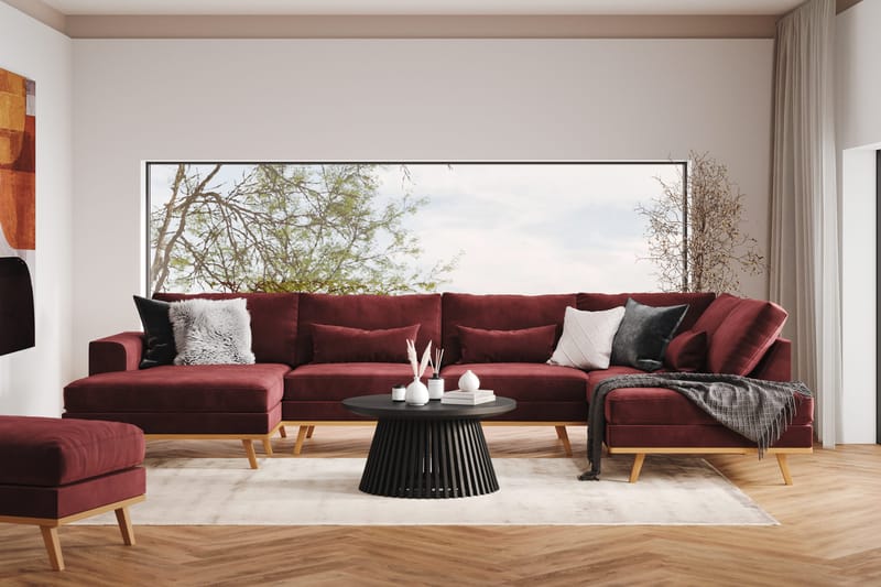 Copenhagen Fotpall - Lila - Möbler - Stolar & fåtöljer - Pall & puff - Fotpall