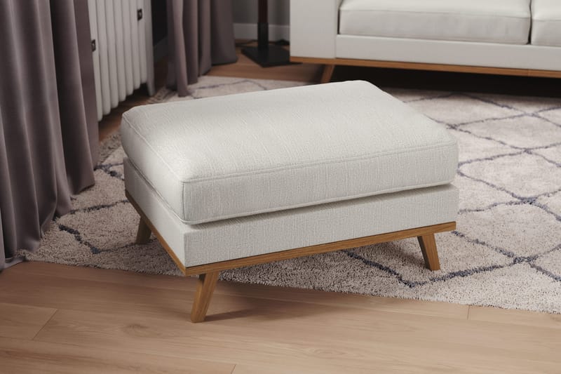 Copenhagen Fotpall - Linnebeige - Möbler - Stolar & fåtöljer - Pall & puff - Fotpall
