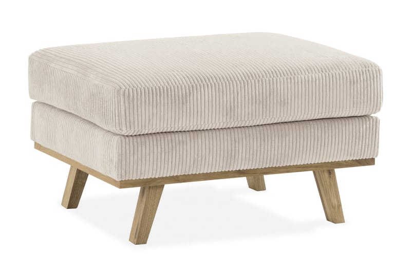 Copenhagen Fotpall Manchester - Beige - Möbler - Stolar & fåtöljer - Pall & puff - Fotpall