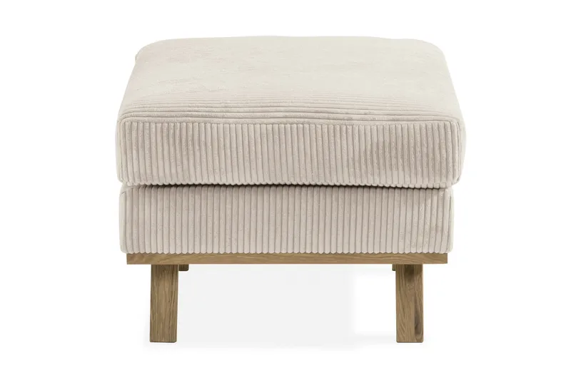 Copenhagen Fotpall Manchester - Beige - Möbler - Stolar & fåtöljer - Pall & puff - Fotpall
