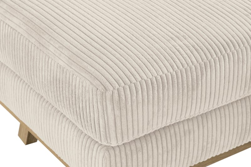 Copenhagen Fotpall Manchester - Beige - Möbler - Stolar & fåtöljer - Pall & puff - Fotpall
