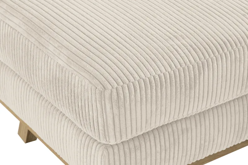 Copenhagen Fotpall Manchester - Beige - Möbler - Stolar & fåtöljer - Pall & puff - Fotpall