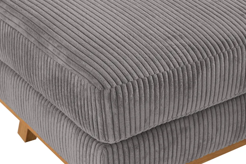 Copenhagen Fotpall Manchester - Grå - Möbler - Stolar & fåtöljer - Pall & puff - Fotpall