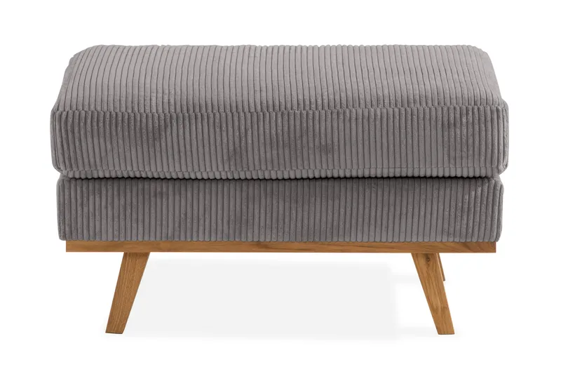 Copenhagen Fotpall Manchester - Grå - Möbler - Stolar & fåtöljer - Pall & puff - Fotpall