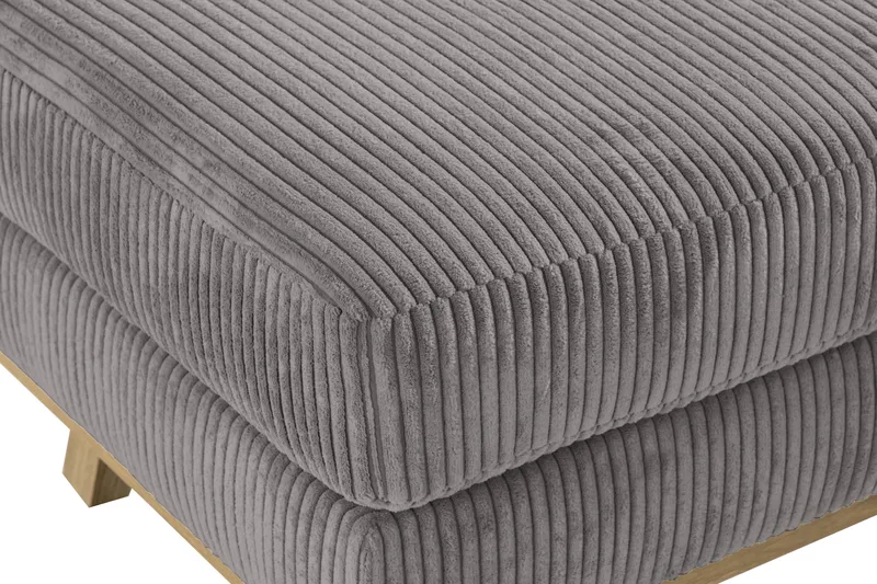 Copenhagen Fotpall Manchester - Grå - Möbler - Stolar & fåtöljer - Pall & puff - Fotpall