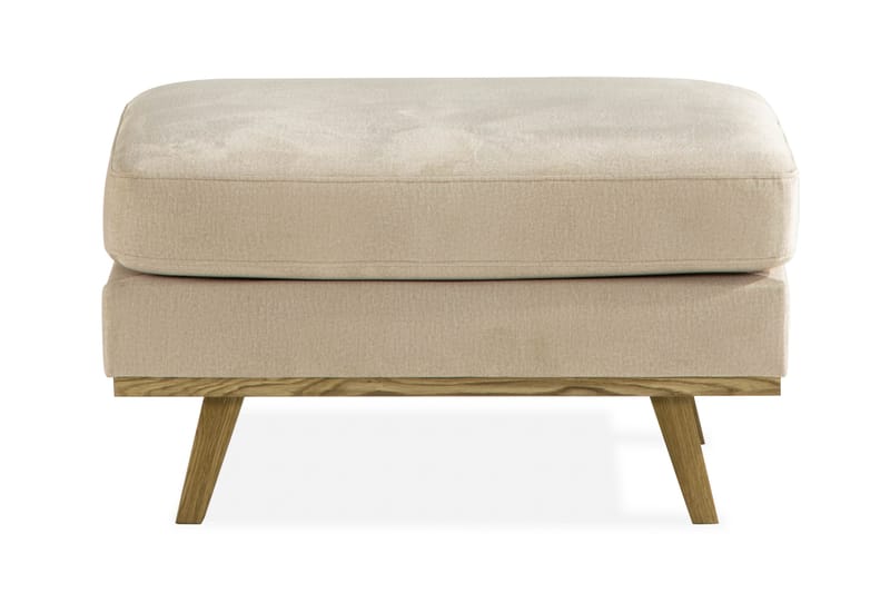 Copenhagen Fotpall Sammet - Beige - Möbler - Stolar & fåtöljer - Pall & puff - Fotpall