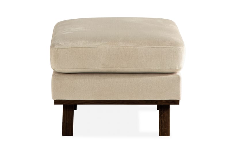 Copenhagen Fotpall Sammet - Beige - Möbler - Stolar & fåtöljer - Pall & puff - Fotpall